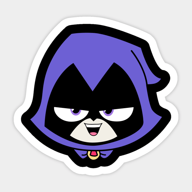 Teen Titans´Raven Sticker by JamesCMarshall